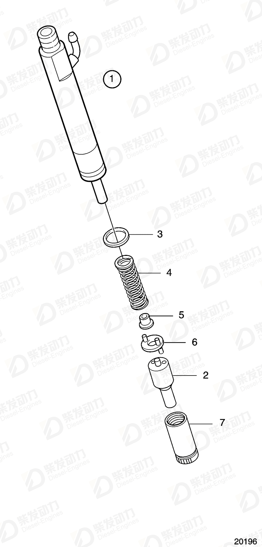 VOLVO Fitting nut 11700432 Drawing